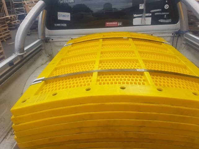 Polyurethane Cast Trommel Screen Panels