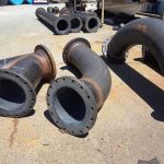 Spools Fabricated and Rubber Lining Applied